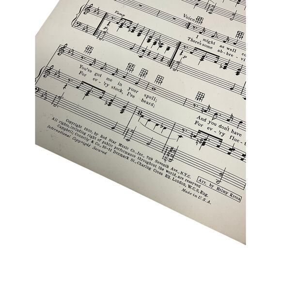 Im In The Market For You Sheet Music High Society Blues McCarthy Hanley Gaynor - Picture 4 of 5